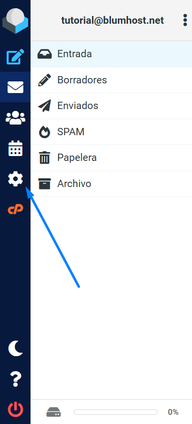 Configuración RoundCube BlumHost