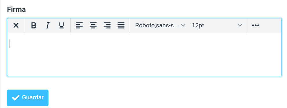 RoundCube firmas html5 BlumHost