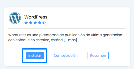 Instalar wordpress con softaculous en cPanel
